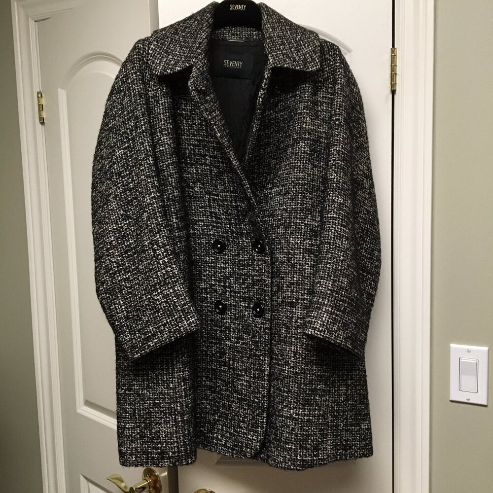 Oversized car coat by Seventy, IT 40 (fits IT42, too)